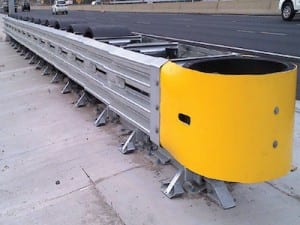 Crash Cushions for Road Safety Barriers | Metal Fencing Specialists