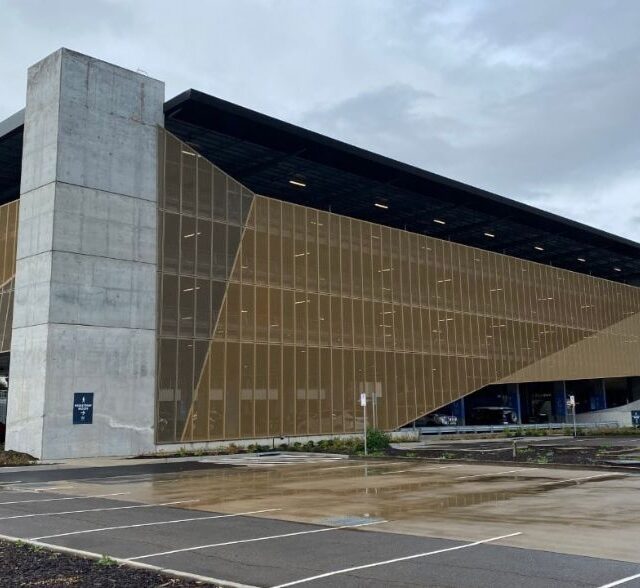 Car Park Crash Barriers installed as part of the commercial fencing service at the Rooty Hill RSL project