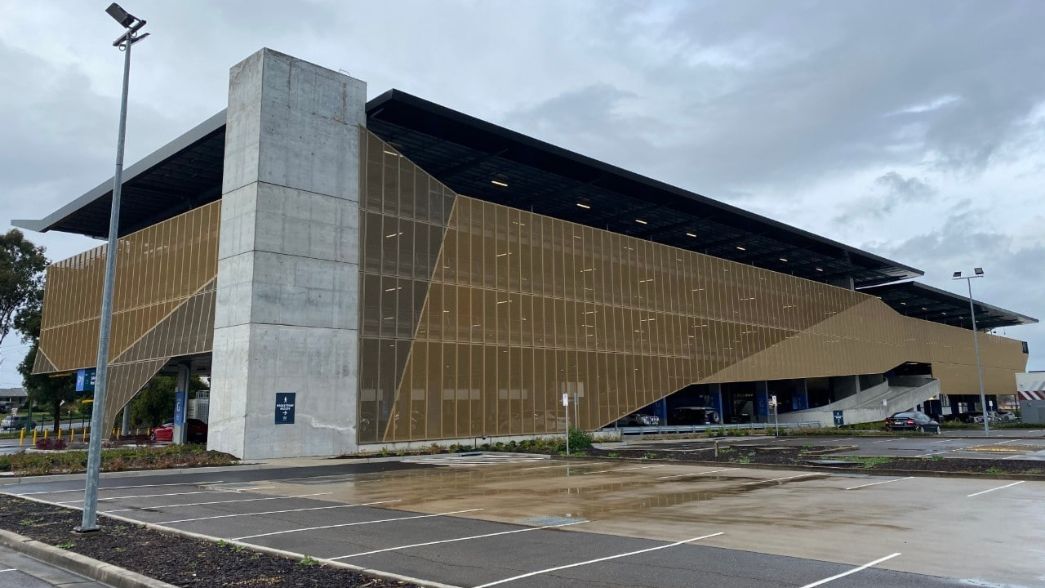 Car Park Crash Barriers installed as part of the commercial fencing service at the Rooty Hill RSL project