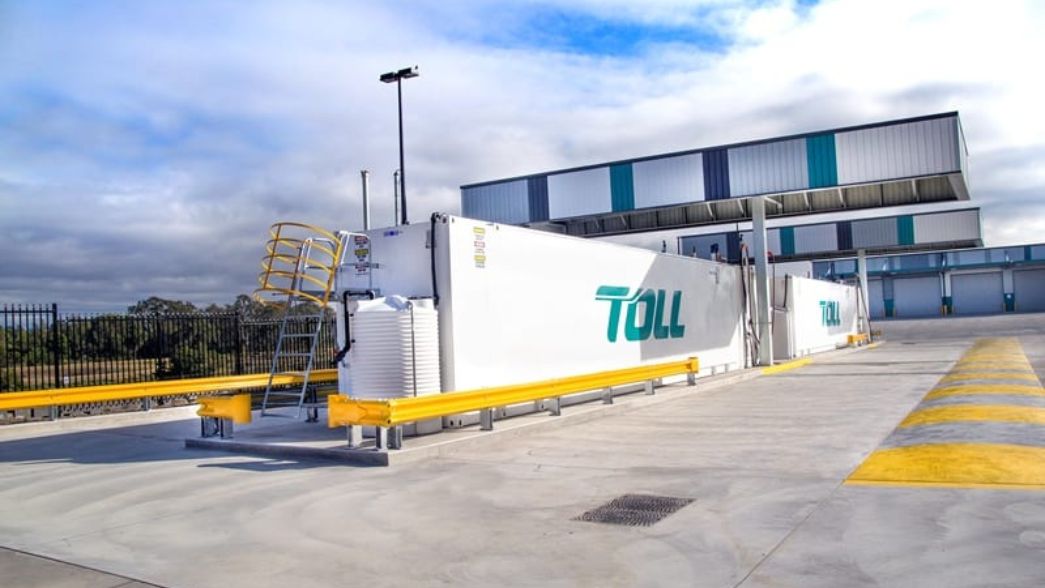 Parking barrier systems installed at Toll Distribution Bungaribee Estate, a commercial fencing service provided by metal fencing specialist